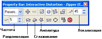������ ��������� ����������� Interactive Distortion (������������� ����������) ��� ������ ���������� �������